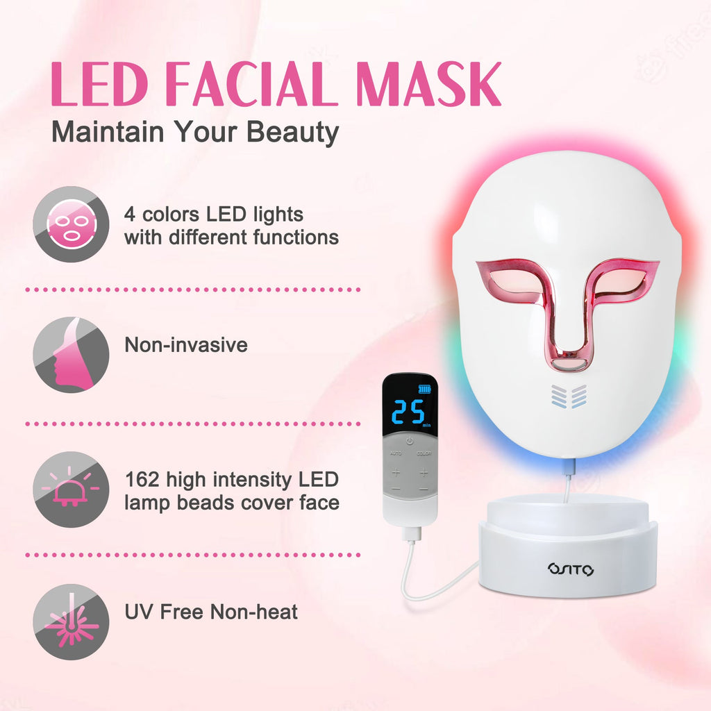 WoodFlows© LED Light Therapy Face Mask