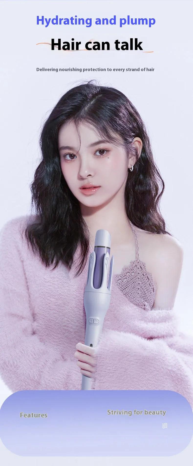 WoodFlows© Automatic Hair Curler with Dual-Purpose Anion Technology